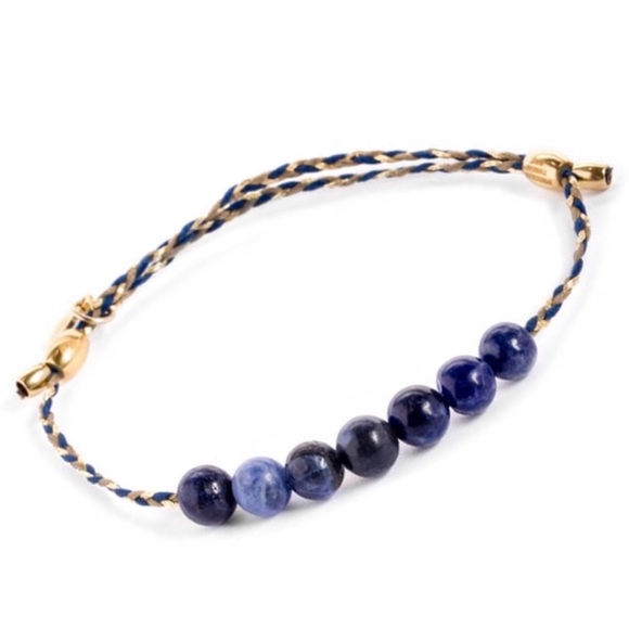 new Alex + Ani ꕥ Sodalite Gemstone Braid Bracelet - Picture 10 of 15